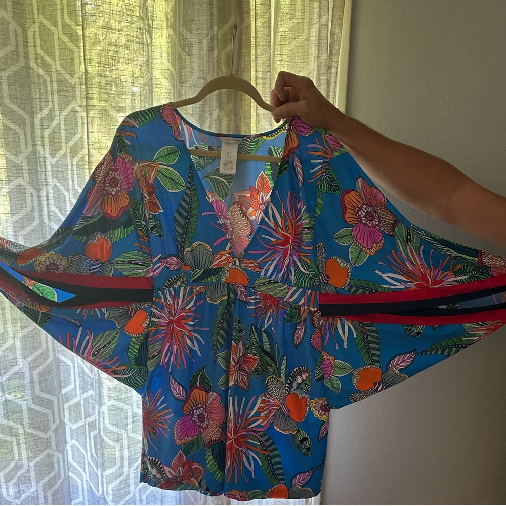 Trina Turk colorful beach tunic
